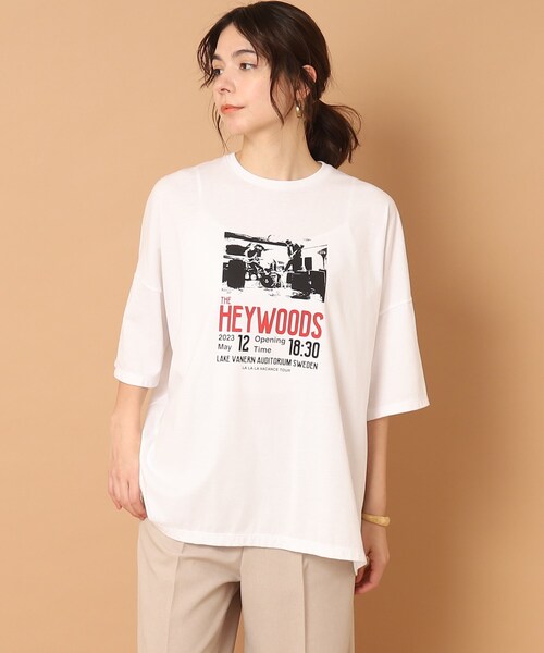 TICCA(ティッカ)の「◆TICCA(ティッカ)THE HEYWOODS スクエアTシャツ(Tシャツ/カットソー・レディース・ブラック/ホワイト・00)」の4枚目の写真