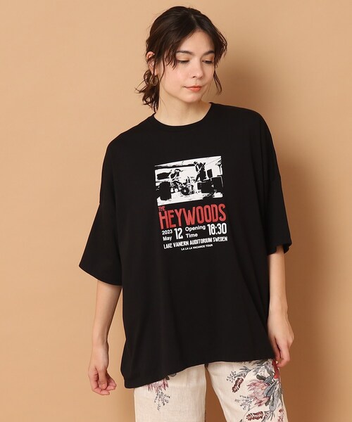 TICCA(ティッカ)の「◆TICCA(ティッカ)THE HEYWOODS スクエアTシャツ(Tシャツ/カットソー・レディース・ブラック/ホワイト・00)」の5枚目の写真
