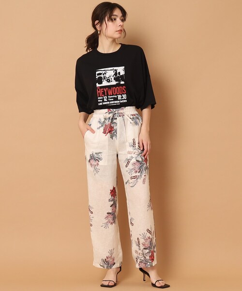 TICCA(ティッカ)の「◆TICCA(ティッカ)THE HEYWOODS スクエアTシャツ(Tシャツ/カットソー・レディース・ブラック/ホワイト・00)」の6枚目の写真