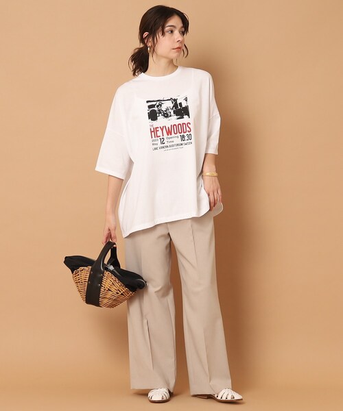TICCA(ティッカ)の「◆TICCA(ティッカ)THE HEYWOODS スクエアTシャツ(Tシャツ/カットソー・レディース・ブラック/ホワイト・00)」の7枚目の写真