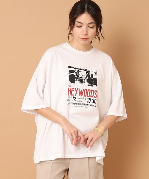 TICCA(ティッカ)の「◆TICCA(ティッカ)THE HEYWOODS スクエアTシャツ(Tシャツ/カットソー・レディース・ブラック/ホワイト・00)」の8枚目の写真