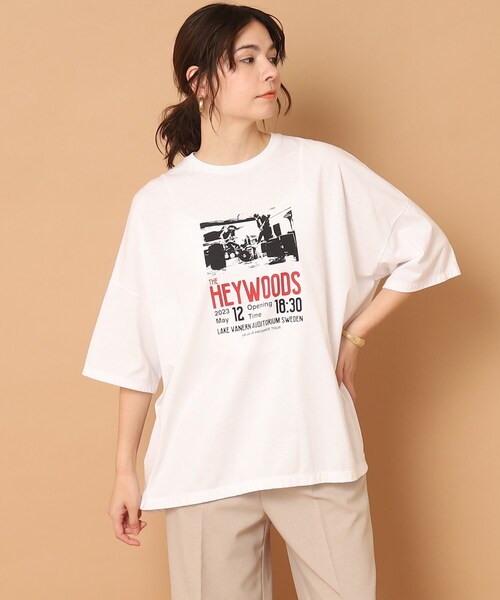 TICCA(ティッカ)の「◆TICCA(ティッカ)THE HEYWOODS スクエアTシャツ(Tシャツ/カットソー・レディース・ブラック/ホワイト・00)」の9枚目の写真