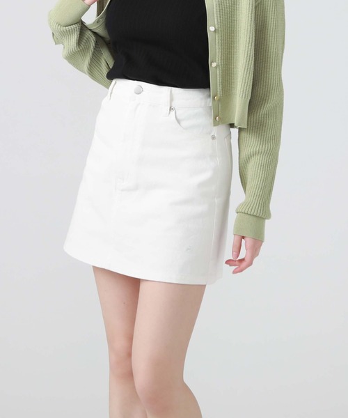 archives（アルシーヴ）の「デニムミニスカート（デニムスカート・レディース・ブラック/オフホワイト/ブルー・SMALL/MEDIUM）」の20枚目の写真