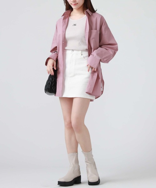 archives（アルシーヴ）の「デニムミニスカート（デニムスカート・レディース・ブラック/オフホワイト/ブルー・SMALL/MEDIUM）」の6枚目の写真