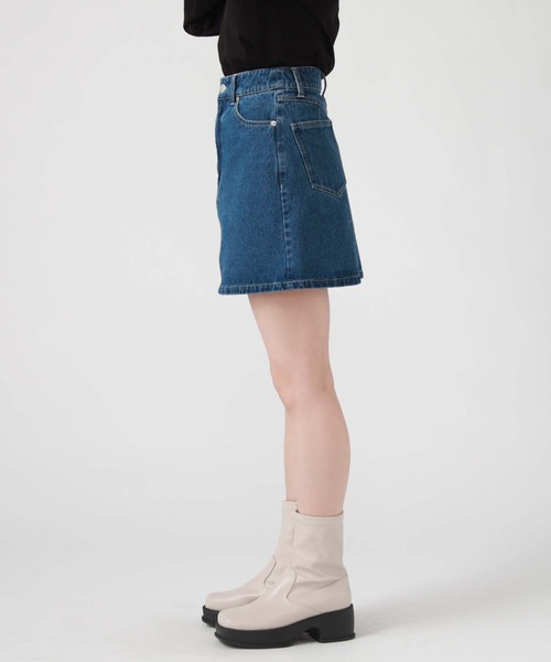 archives（アルシーヴ）の「デニムミニスカート（デニムスカート・レディース・ブラック/オフホワイト/ブルー・SMALL/MEDIUM）」の7枚目の写真
