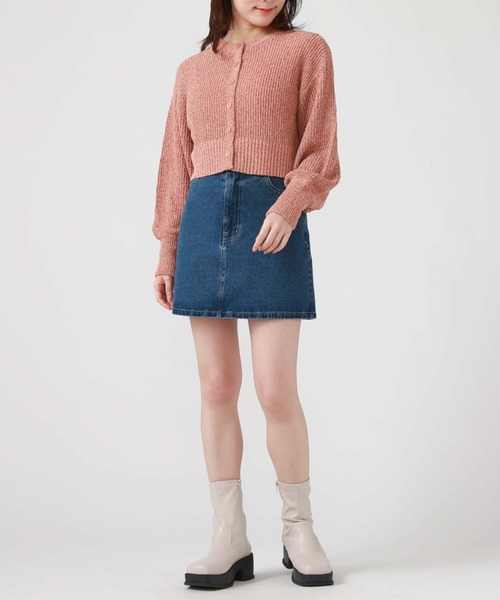 archives（アルシーヴ）の「デニムミニスカート（デニムスカート・レディース・ブラック/オフホワイト/ブルー・SMALL/MEDIUM）」の5枚目の写真