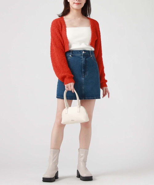 archives（アルシーヴ）の「デニムミニスカート（デニムスカート・レディース・ブラック/オフホワイト/ブルー・SMALL/MEDIUM）」の14枚目の写真