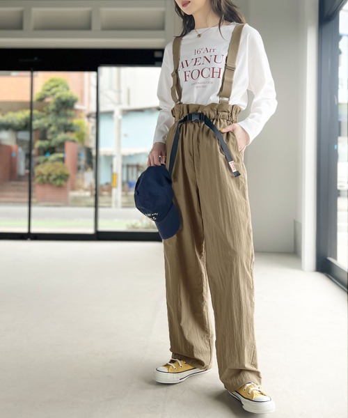 Java（ジャバ）の「《JaVaジャバ コラボ》上級のカジュアルアップに。バックルベルトサスペンダーパンツ（サロペット/オーバーオール・レディース・モカ/ベージュ系その他/ブラック・LARGE/MEDIUM/SMALL/X-LARGE）」の9枚目の写真