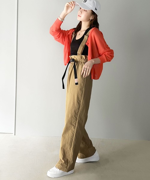 Java（ジャバ）の「《JaVaジャバ コラボ》上級のカジュアルアップに。バックルベルトサスペンダーパンツ（サロペット/オーバーオール・レディース・モカ/ベージュ系その他/ブラック・LARGE/MEDIUM/SMALL/X-LARGE）」の6枚目の写真