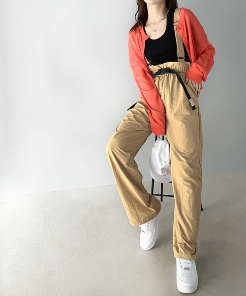 Java（ジャバ）の「《JaVaジャバ コラボ》上級のカジュアルアップに。バックルベルトサスペンダーパンツ（サロペット/オーバーオール・レディース・モカ/ベージュ系その他/ブラック・LARGE/MEDIUM/SMALL/X-LARGE）」の22枚目の写真