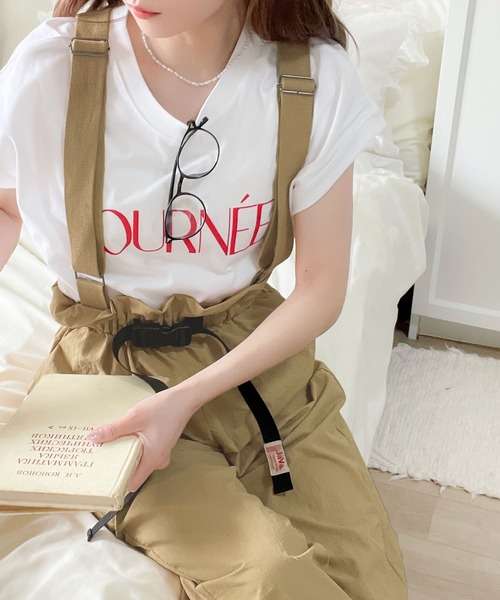 Java（ジャバ）の「《JaVaジャバ コラボ》上級のカジュアルアップに。バックルベルトサスペンダーパンツ（サロペット/オーバーオール・レディース・モカ/ベージュ系その他/ブラック・LARGE/MEDIUM/SMALL/X-LARGE）」の19枚目の写真