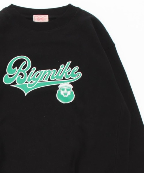 BIG MIKE(ビッグマイク)の「BIG MIKE ビックマイク/ 筆記体ロゴ 12oz ヘビーウェイト クルーネックスウェット ユニセックス 102318802(スウェット・メンズ・サックスブルー/ブラック・X-LARGE/LARGE)」の5枚目の写真