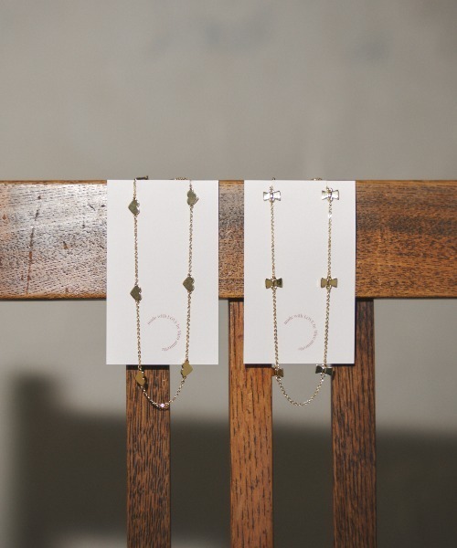 MIRO AMURETTE（ミロアミュレット）の「ribbon choker necklace/リボンチョーカーネックレス（ネックレス・レディース・ゴールド・FREE）」の8枚目の写真