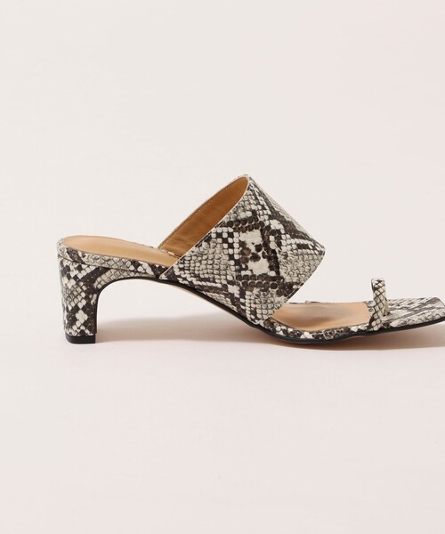 REMME（レメ）の「【REMME/レメ】◇【WEB限定】トングスクエアヒールパイソンサンダル（サンダル・レディース・パイソン・36/37/38）」の5枚目の写真
