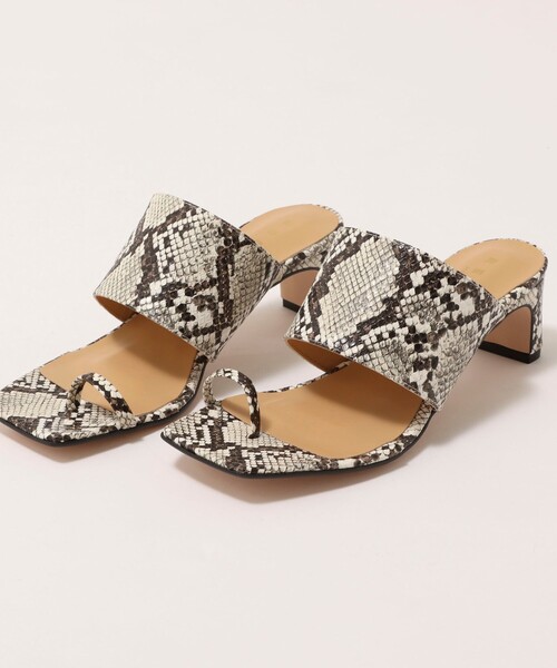 REMME（レメ）の「【REMME/レメ】◇【WEB限定】トングスクエアヒールパイソンサンダル（サンダル・レディース・パイソン・36/37/38）」の8枚目の写真