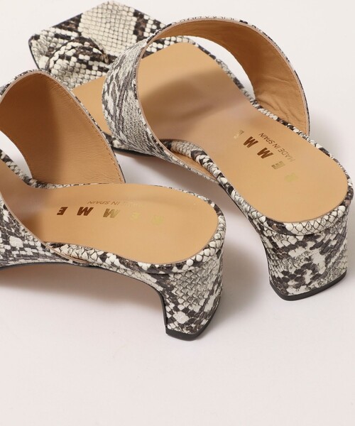 REMME（レメ）の「【REMME/レメ】◇【WEB限定】トングスクエアヒールパイソンサンダル（サンダル・レディース・パイソン・36/37/38）」の9枚目の写真