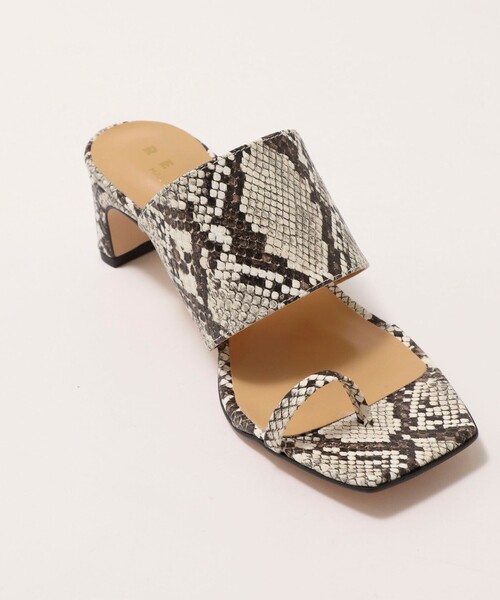 REMME（レメ）の「【REMME/レメ】◇【WEB限定】トングスクエアヒールパイソンサンダル（サンダル・レディース・パイソン・36/37/38）」の11枚目の写真