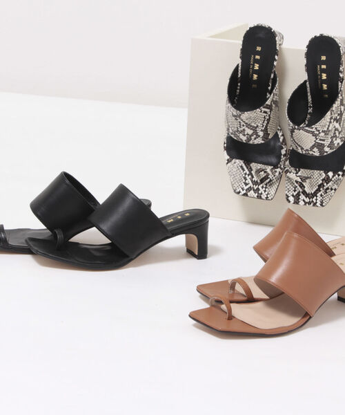 REMME（レメ）の「【REMME/レメ】◇【WEB限定】トングスクエアヒールパイソンサンダル（サンダル・レディース・パイソン・36/37/38）」の16枚目の写真
