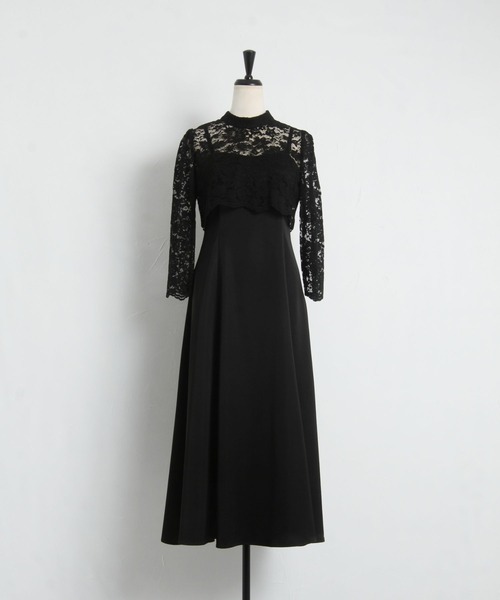 【セール】マルチＷＡＹボウタイリボンレーストップス×キャミワンピースセット（ワンピース）｜tocco closet（トッコ クローゼット）