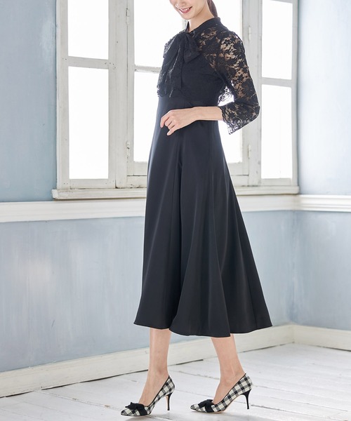 【セール】マルチＷＡＹボウタイリボンレーストップス×キャミワンピースセット（ワンピース）｜tocco closet（トッコ クローゼット）