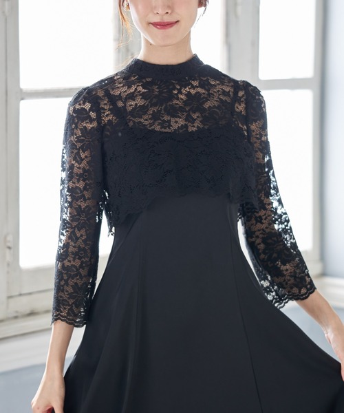 【セール】マルチＷＡＹボウタイリボンレーストップス×キャミワンピースセット（ワンピース）｜tocco closet（トッコ クローゼット）