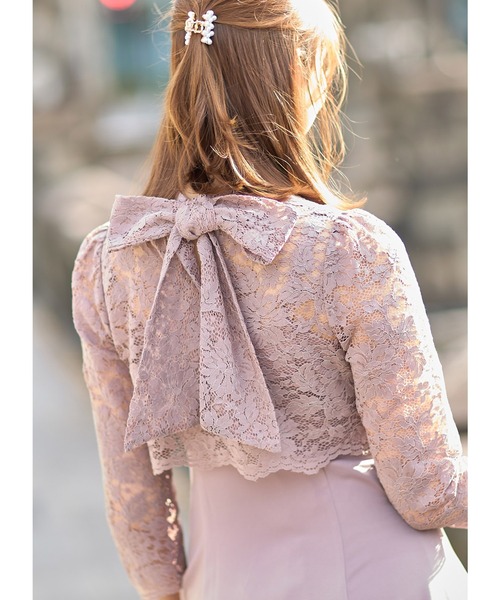 【セール】マルチＷＡＹボウタイリボンレーストップス×キャミワンピースセット（ワンピース）｜tocco closet（トッコ クローゼット）