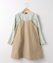 green label relaxing（グリーンレーベルリラクシング）の「TJ キャミワンピース×ボーダーパフ プルオーバー セット 110cm-130cm（ワンピース・キッズ）」
