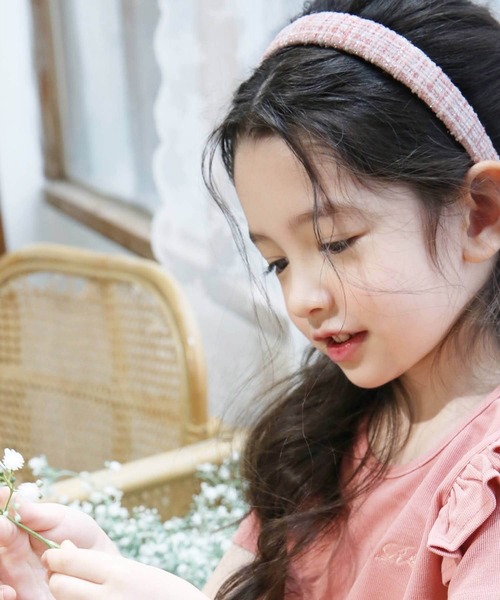 Rora（ローラ）の「レトロチック ツイード カチューシャ（カチューシャ・キッズ・ブルー/ピンク・フリー）」の7枚目の写真