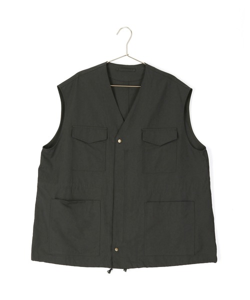 ROPE' PICNIC（ロペピクニック）の「ミリタリーベスト（ベスト・レディース・チャコールグレー/カーキ/キャメル・38）」の18枚目の写真