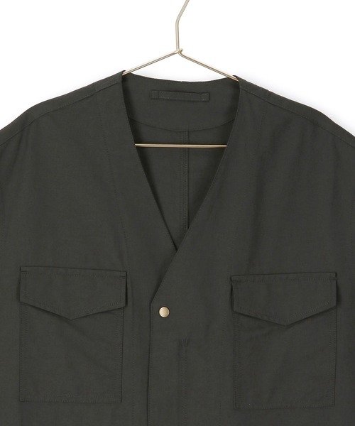 ROPE' PICNIC（ロペピクニック）の「ミリタリーベスト（ベスト・レディース・チャコールグレー/カーキ/キャメル・38）」の15枚目の写真