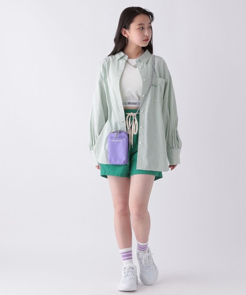 repipi armario（レピピ アルマリオ）の「ハッスイカラーショートパンツ（その他パンツ・キッズ・ブラック/ブルー/パープル/グリーン/カーキ/ピンク/オレンジ/ライトブルー・SMALL/MEDIUM/LARGE）」の12枚目の写真