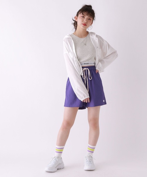 repipi armario（レピピ アルマリオ）の「ハッスイカラーショートパンツ（その他パンツ・キッズ・ブラック/ブルー/パープル/グリーン/カーキ/ピンク/オレンジ/ライトブルー・SMALL/MEDIUM/LARGE）」の14枚目の写真