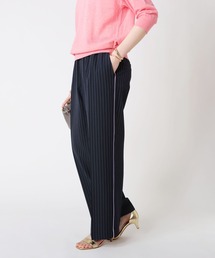 Jines（ジネス）の「ピンストライプ・ワイドパンツ（その他パンツ）」