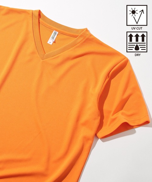 Printstar(プリントスター)の「【Printstar】4.4オンス ドライVネックTシャツ glimmer ヨガ・ピラティス・ランニングウェア UVカット 紫外線対策 00337(Tシャツ/カットソー・レディース・ホワイト/バーガンディー/ロイヤルブルー/ダークグレー/グリーン/ブラック/ネイビー/ライム/レッド/オレンジ/フューシャピンク/ターコイズブルー・LL/S/M/L)」の12枚目の写真