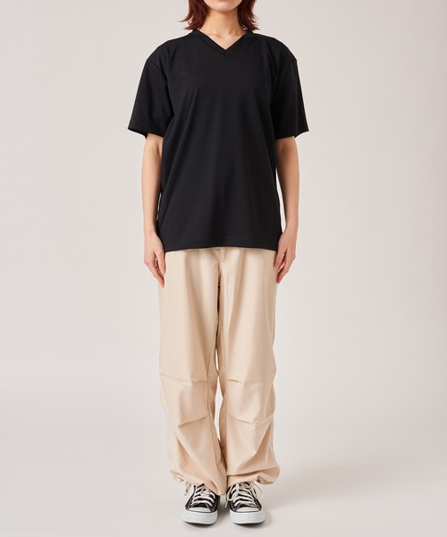 Printstar(プリントスター)の「【Printstar】4.4オンス ドライVネックTシャツ glimmer ヨガ・ピラティス・ランニングウェア UVカット 紫外線対策 00337(Tシャツ/カットソー・レディース・ホワイト/バーガンディー/ロイヤルブルー/ダークグレー/グリーン/ブラック/ネイビー/ライム/レッド/オレンジ/フューシャピンク/ターコイズブルー・LL/S/M/L)」の21枚目の写真