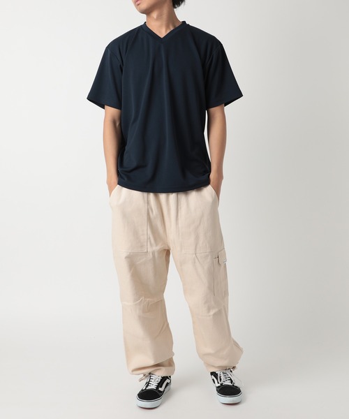 Printstar(プリントスター)の「【Printstar】4.4オンス ドライVネックTシャツ glimmer ヨガ・ピラティス・ランニングウェア UVカット 紫外線対策 00337(Tシャツ/カットソー・レディース・ホワイト/バーガンディー/ロイヤルブルー/ダークグレー/グリーン/ブラック/ネイビー/ライム/レッド/オレンジ/フューシャピンク/ターコイズブルー・LL/S/M/L)」の19枚目の写真