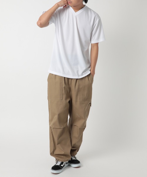 Printstar(プリントスター)の「【Printstar】4.4オンス ドライVネックTシャツ glimmer ヨガ・ピラティス・ランニングウェア UVカット 紫外線対策 00337(Tシャツ/カットソー・レディース・ホワイト/バーガンディー/ロイヤルブルー/ダークグレー/グリーン/ブラック/ネイビー/ライム/レッド/オレンジ/フューシャピンク/ターコイズブルー・LL/S/M/L)」の16枚目の写真