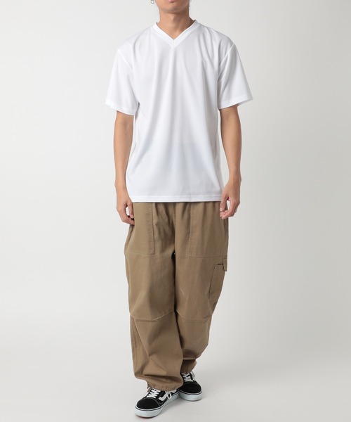 Printstar(プリントスター)の「【Printstar】4.4オンス ドライVネックTシャツ glimmer ヨガ・ピラティス・ランニングウェア UVカット 紫外線対策 00337(Tシャツ/カットソー・レディース・ホワイト/バーガンディー/ロイヤルブルー/ダークグレー/グリーン/ブラック/ネイビー/ライム/レッド/オレンジ/フューシャピンク/ターコイズブルー・LL/S/M/L)」の17枚目の写真