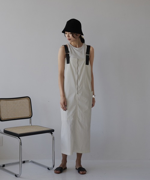 hellam（へラム）の「カットソー アメスリタンク（タンクトップ・レディース・ベージュ/カーキ/ブラック/オフホワイト/チャコール/グレー・FREE）」の22枚目の写真