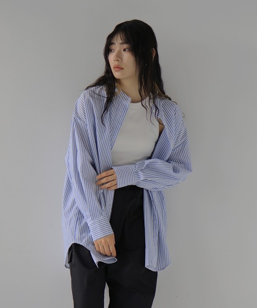 hellam（へラム）の「カットソー アメスリタンク（タンクトップ・レディース・ベージュ/カーキ/ブラック/オフホワイト/チャコール/グレー・FREE）」の12枚目の写真