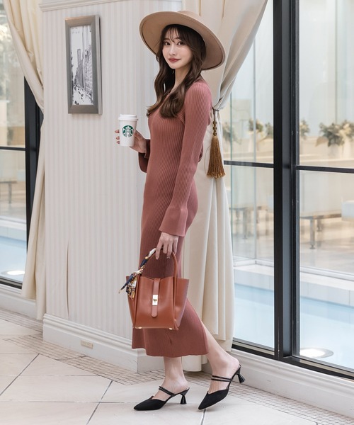 Julia Boutique（ジュリアブティック）の「スカーフ＆ポーチ付きハンドバッグ/23111（ハンドバッグ・レディース・ブラウン/グレー系/アイボリー/ブラック/ブラウン系・ONE）」の20枚目の写真