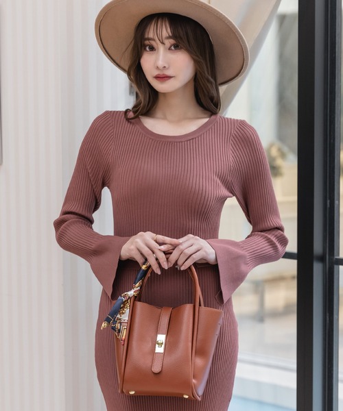 Julia Boutique（ジュリアブティック）の「スカーフ＆ポーチ付きハンドバッグ/23111（ハンドバッグ・レディース・ブラウン/グレー系/アイボリー/ブラック/ブラウン系・ONE）」の13枚目の写真