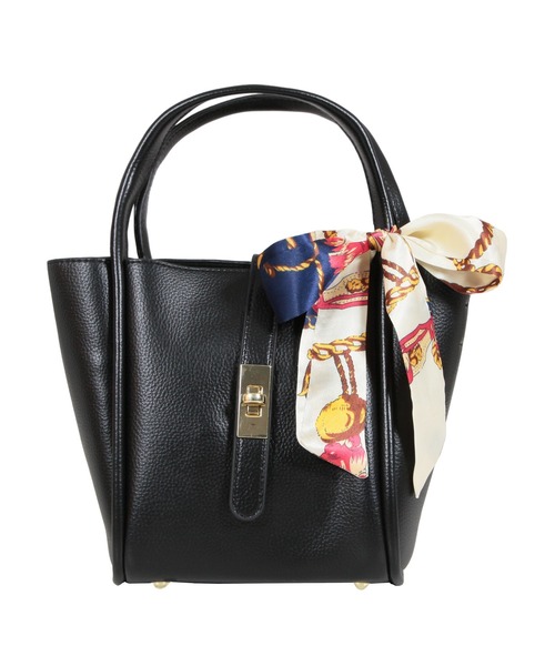 Julia Boutique（ジュリアブティック）の「スカーフ＆ポーチ付きハンドバッグ/23111（ハンドバッグ・レディース・ブラウン/グレー系/アイボリー/ブラック/ブラウン系・ONE）」の22枚目の写真