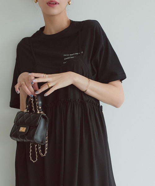 KOBE LETTUCE（コウベレタス）の「[ コットン100% ] 選べるプリント 半袖Tシャツ（Tシャツ/カットソー・レディース・ホワイト系3/ホワイト系5/ブラック/ホワイト系/ホワイト系1/ホワイト系2/ホワイト系4/ブラック系1/ブラック系・2/3/1）」の16枚目の写真