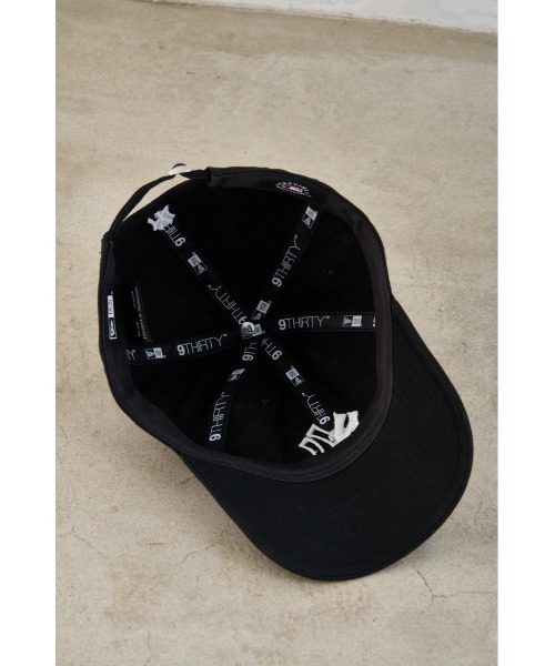 AZUL by moussy(アズールバイマウジー)の「NEWERA×AZUL 9THIRTY LA/NEW ERA×AZUL 9THIRTY ロサンゼルス・ドジャース(キャップ・メンズ・ブラック・FREE)」の8枚目の写真