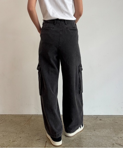 INSTANTFUNK Wide leg cargo jeansポケット デニムパンツ マルチポケットカーゴデニムパンツ – 100StarS