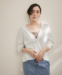 SALON adam et rope' | 【洗える】UVケアVネックカーディガン(カーディガン/ボレロ)