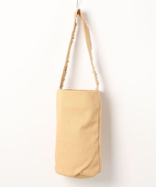 IAMUSE（アイアミューズ）の「ショルダーフリンジ　ワンショルダーキャンバスバッグ S0964【IAMUSE】（ショルダーバッグ・レディース・キャメル/ホワイト・FREE）」の18枚目の写真