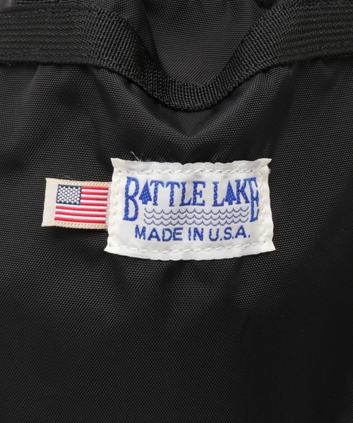 BATTLE LAKE（バトルレイク）の「【BATTLE LAKE】STOWAWAY PACK（バックパック/リュック・レディース・ライトグレー/ブラック・FREE）」の8枚目の写真