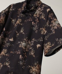 Art re A select | Ealry Drape Georgette Whole Pattern Harfsleeve Oversized Shirt/エアリー ドレープ 総柄 ビッグシルエット レギュラーカラー半袖シャツ(シャツ/ブラウス)